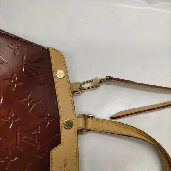 Louis Vuitton Brea MM Brown Vernis Hand Bag mon812-101025 - Picture 8 of 16